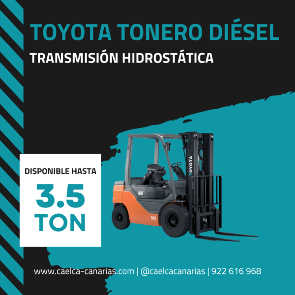 TOYOTA TONERO DIESEL - TRANSMISIÓN HIDROSTÁTICA